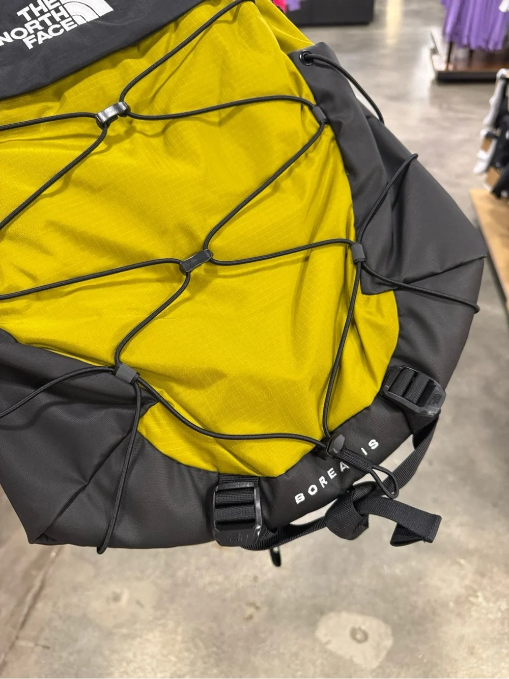 NWT！The North Face Yellow-Green & Black Daypack Backpack